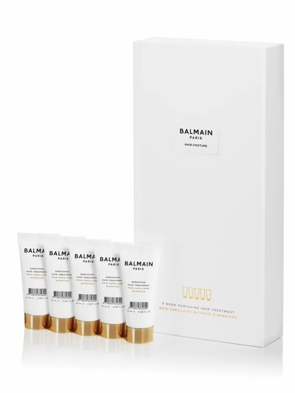 New! Balmain 5-Week Enriching Hair Treatment-3 Available